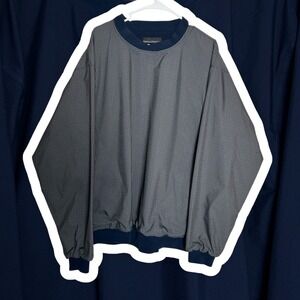 VTG Forresters GORE-TEX Pullover Windbreaker Jacket Men's Plaid Navy Reversible